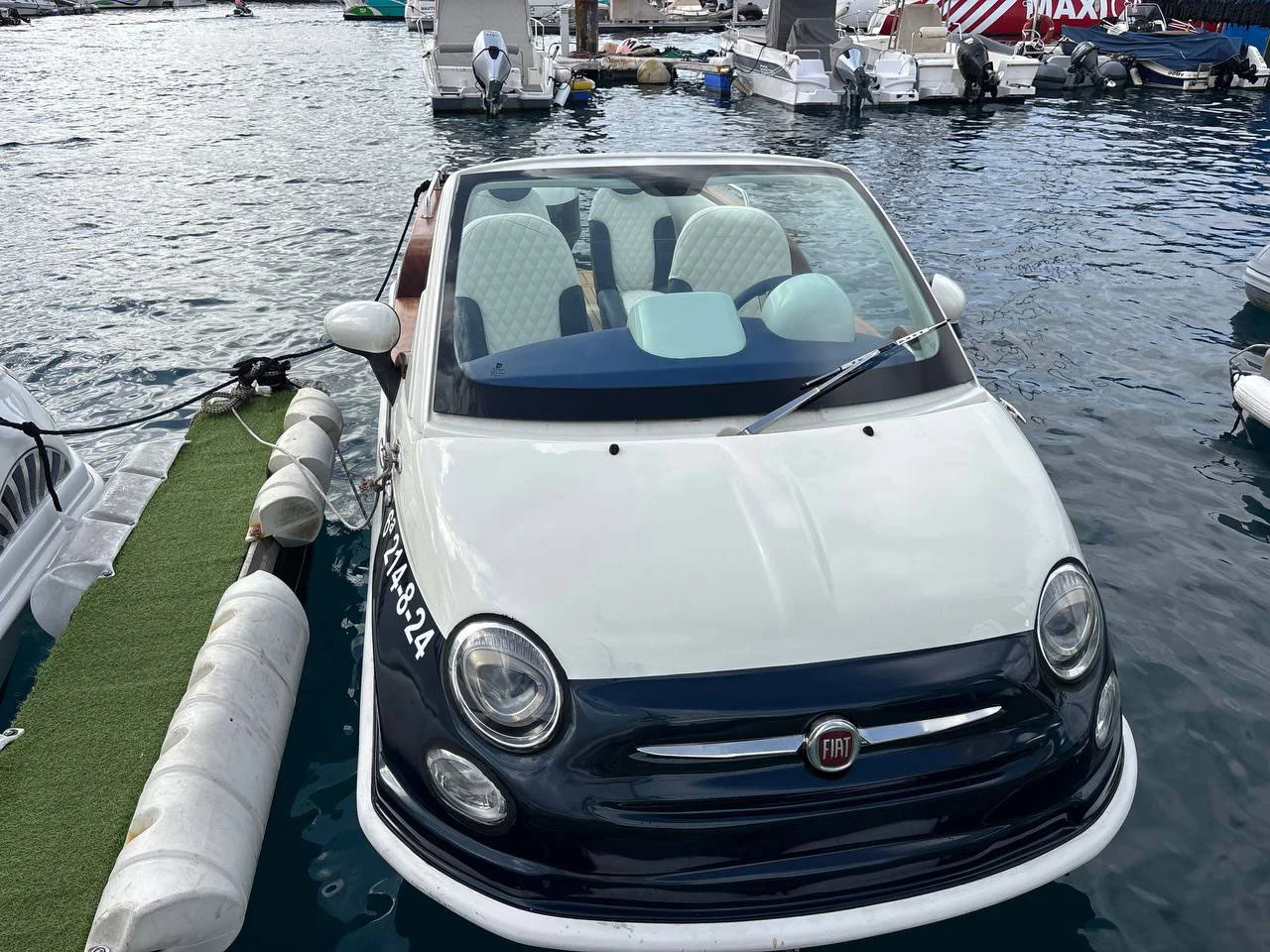 Fiat 500 No-License Motorboat 1