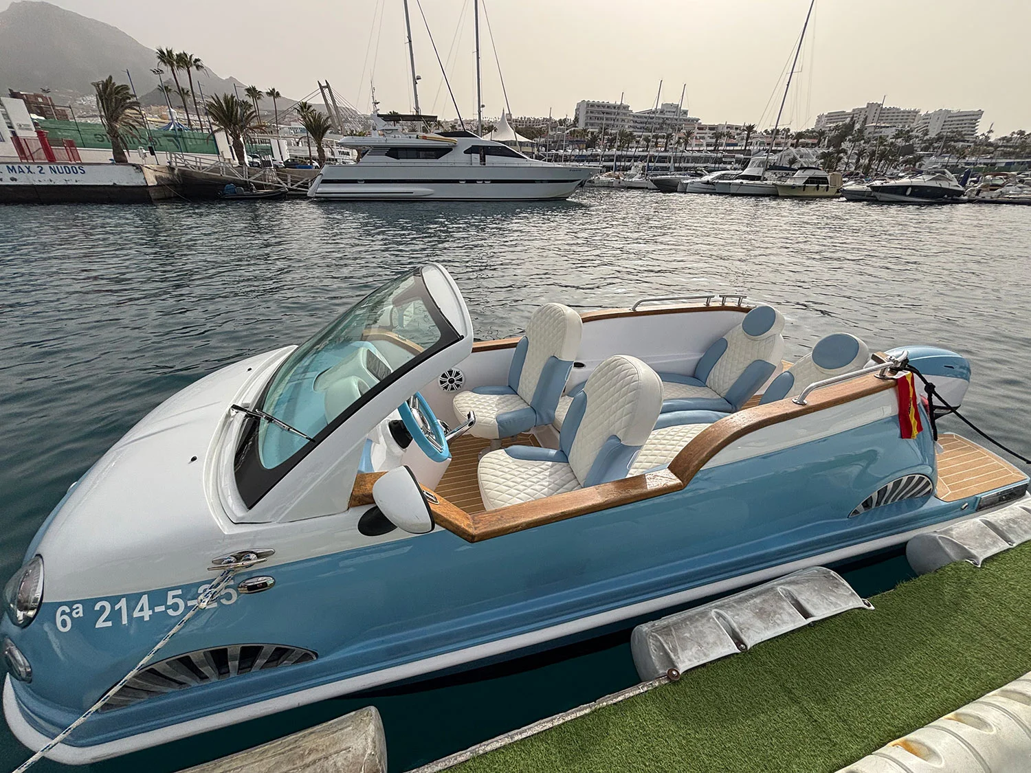 Fiat 500 No-License Motorboat 3